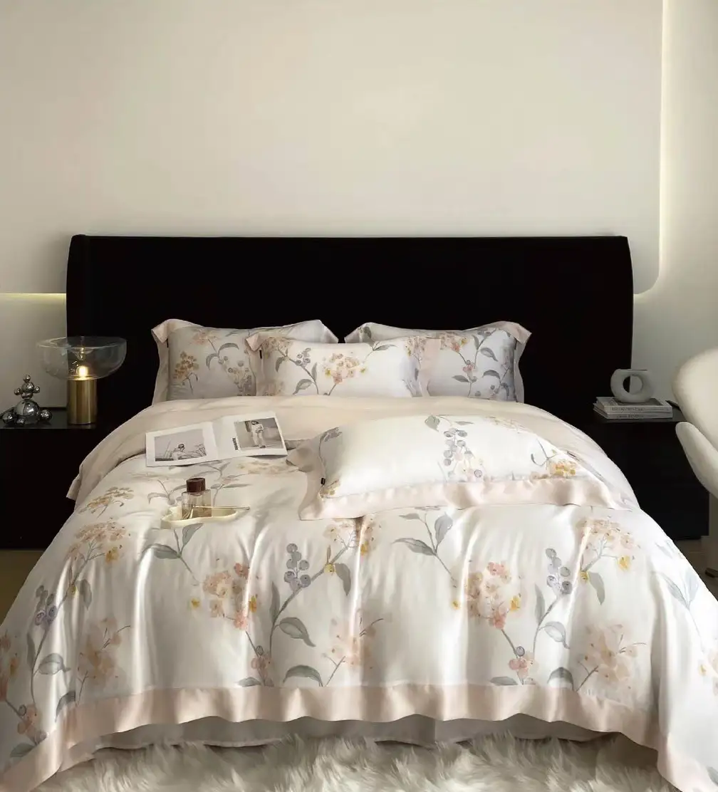 【H4014】60支天絲七件式床罩組