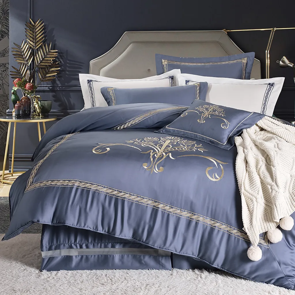 【T1713】60支天絲七件式床罩組